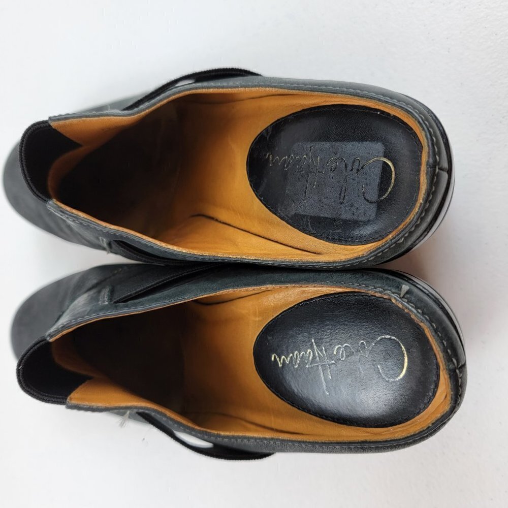 Cole Haan Air Sara Clogs Black Suede Patform Mules Women's Size 9.5 B - Picture 5 of 11